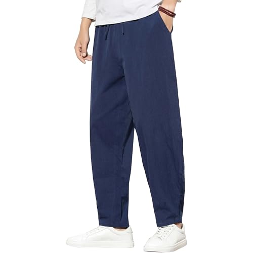 Pantalon de plage homme en lin contre la chaleur : restez au frais en été