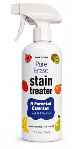 Instant Stain Remover For Clothes | Fabric Stain Remover Spray | Stain Treater for Ink, food, Coffee, Pen, Oil, Grease | all in one Fabrics Cleaner for Cotton, denim,sofa,carpet | 200Ml (2 Pack)