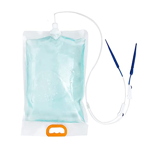 LOKIWT Indoor Self Automatic Plant Watering System with 3.5L Water Bag, Plant Watering Devices, Automatic Drip Irrigation Kit with Two Adjustable Control Valve Switch