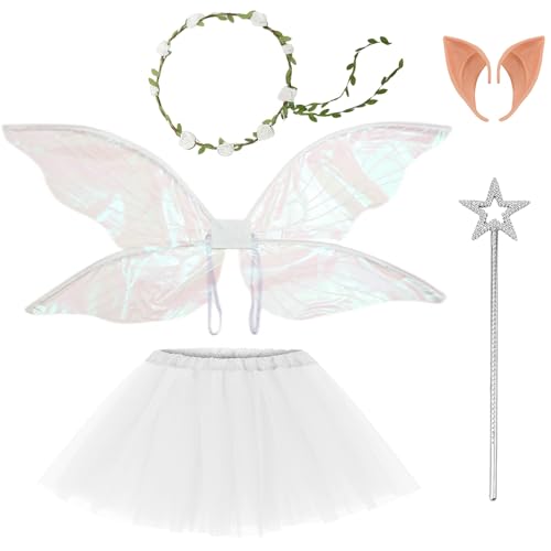 Gionforsy Fairy Wings for Girls Adults Tutu Angel Wings...