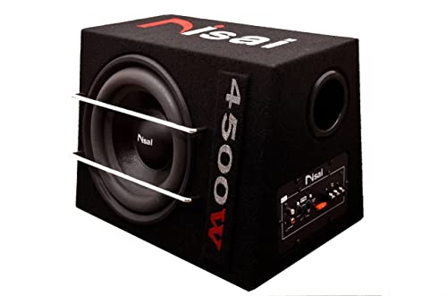 Image of NISAI NS-1020-1 4500 watt Active Subwoofer Class A Vehicles /Car Amplifier Music Sound System with High Power Smooth Volume-Black
