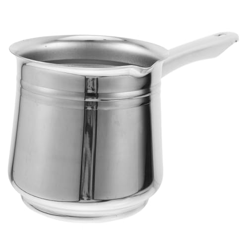 JECOMPRIS Caffettiera Turca Acciaio Inossidabile Da Potente e Facile Da Usare Per Caffè Quotidiano e Campeggio Design Ergonomico Per Preparazione Senza Sforzo