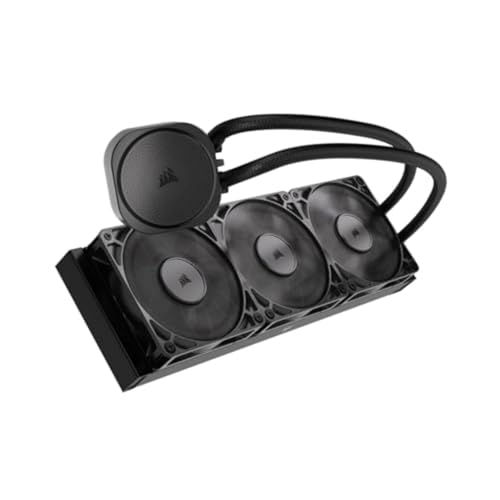Image of CORSAIR Nautilus 360 RS Liquid CPU Cooler - 360mm AIO - Low-Noise - Direct Motherboard Connection - Daisy-Chain - Intel LGA 1851 /1700, AMD AM5 /AM4 - 3X RS120 Fans Included - Black
