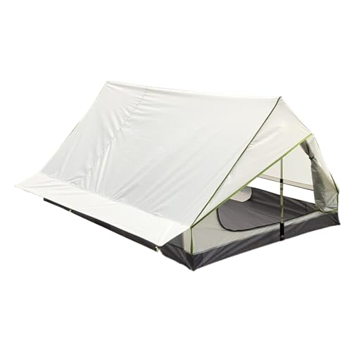 Tienda de campaña – Ganado de montaña individual nube ligera 1 poste – camping salvaje ultraligera cabaña RidgeTent suministros de equipo al aire libre, transpirable resistente a la intemperie 1 – 2