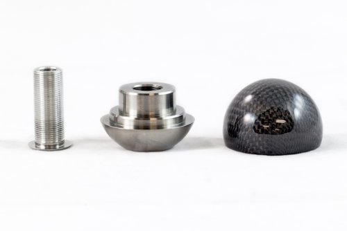 MAcarbon Carbon Fiber & Stainless Steel Ferrari Manual Shift Knob