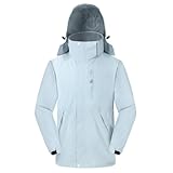 Ynport Crefreak Chaquetas de lluvia para Mujer Impermeable con Capucha Traje de lluvia de Senderismo Ligero Cortavientos para Mujer Cortavientos con Cremallera Completa al Aire Libre