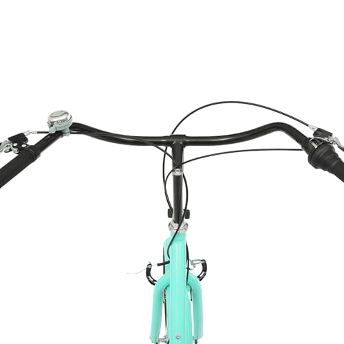 Ecoggeder 7-Gang-Dreirad 24-Zoll 3 Räder Fahrrad V-Bremse Vorne Haltebremse Hinten Cityfahrrad für Erwachsene mit Einer Körpergröße von 5,25 bis 5,91 Fuß – Bild 8