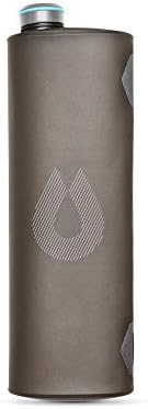 HydraPak Seeker - Collapsible Water Storage (3L/100oz) - BPA & PVC Free Camping Hydration Reservoir - Mammoth Grey