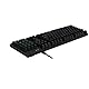 Logitech G512 mechanische Gaming-Tastatur, GX-Brown Taktile Switches, LIGHTSYNC RGB-Beleuchtung, USB-Durchschleife, Aluminium-Gehäuse, Programmierbare F-Tasten, Italienisches QWERTY-Layout - Schwarz