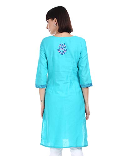 Image of Women's Cotton Regular Kurtas