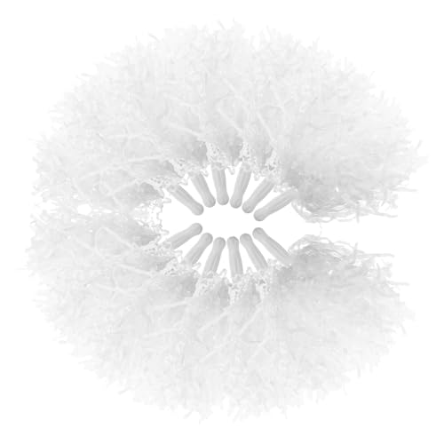 Pompons de cheerleading légers et ergonomiques blancs POPETPOP