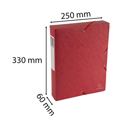 Exacompta 50915E Scatole Archivio, 24x32 cm, Rosso...