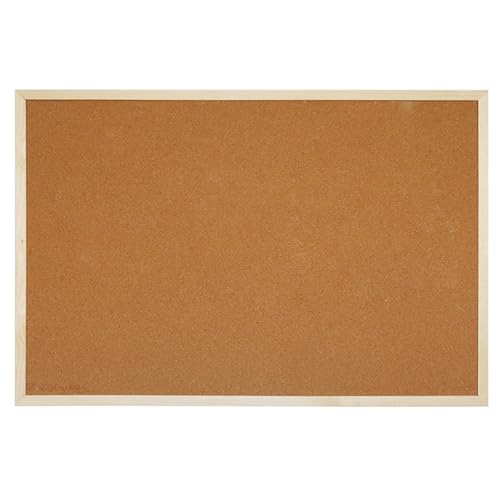 sxvbdway 1 Set Cork Bulletin Board Durable Multipurpose Wood Frame Cork Board for Notes Messages Pictures S