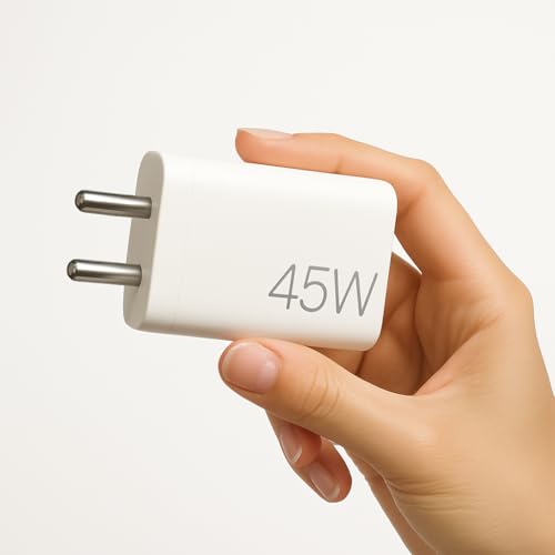 Image of 45W C-Type Rapidly Charger Adapter Compatible with Google 10 /10 Pro /10 Pro XL /9A / 9 Pro XL / 9 Pro /8 Pro /8 /8a /7 Pro /3A -Tablet /Chromebook /Laptop & Support 30 W Other USB C Devices Quick Charge, White