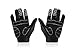 Basecamp Skeleton Gloves for Women and Men - Skull Cycling and Motorcycle Bone Gloves for Halloween, Thanksgiving, Christmas, New Year Party Gift