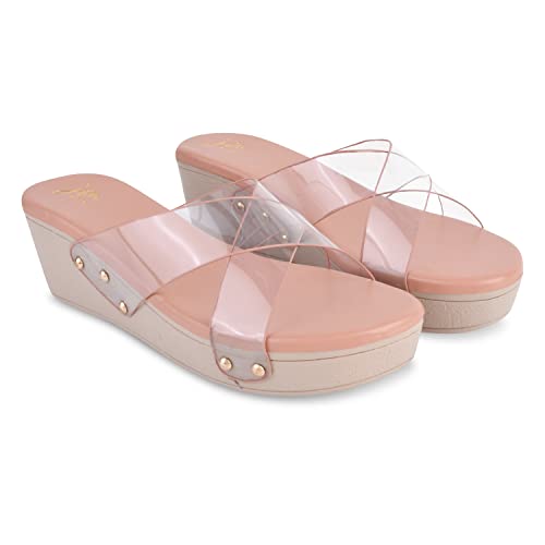Image of JM LOOKS Daily fashionable Trendy fancy soft comfortable Heel Sandal for women's girls ladies