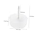 GLEAVI White Sofa Upholstery Nails 30pcs 10x24mm Ground Nail Pads Proper Tools