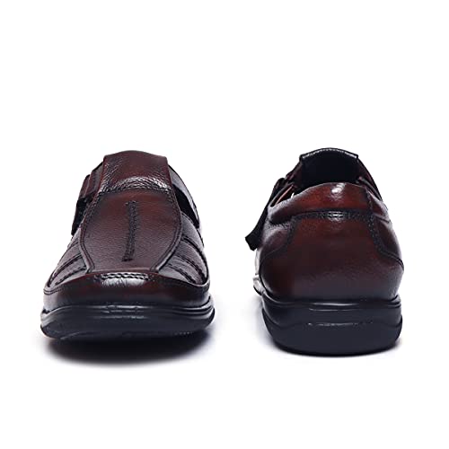 Zoom Boot for men Leather High Ankle Formal Boot for Adult Super comfortable with cushioned insole for office/party A-2336 (Black)