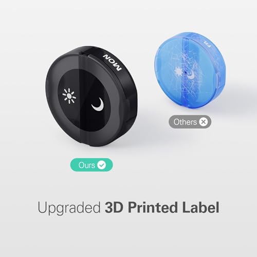 TookMag Pill Organizer 2 Times a Day, Weekly AM PM Pill Box, Large Capacity 7 Day Pill Cases for Pills/Vitamin/Fish Oil/Supplements (Black)