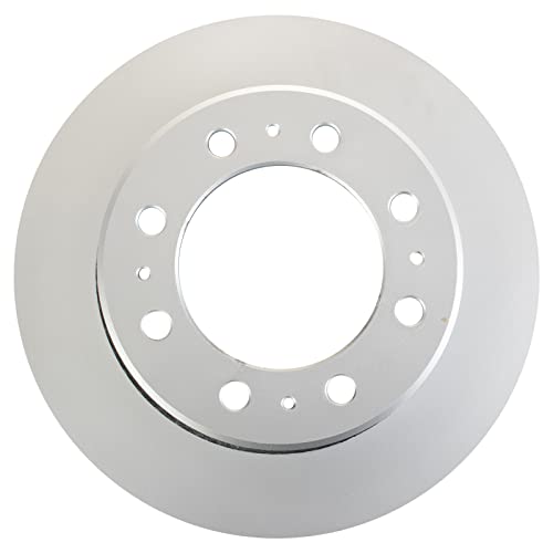 Image of TRQ Rear Brake Pad & Rotor Kit Ceramic Vented Premium G-Coated Compatible with 2009-2010 Dodge Ram 2500, 3500 2012 Ram 1500 2011-2018 2500 3500