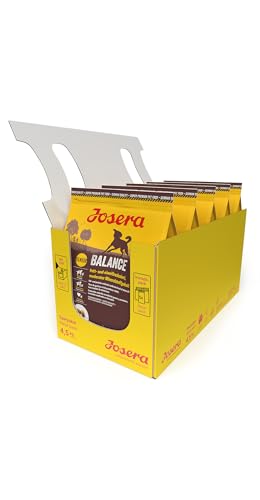 JOSERA Balance (5 x 900 g) | Senior | Premium Trockenfutter für ausgewachsene ältere Hunde |...