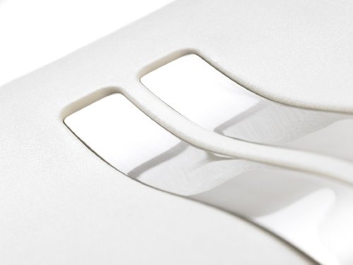 Mayer Sitzmöbel Barhocker Wave | Aus Edelstahl und Weißem Kunstleder - 4250583590740 Mayer Sitzmöbel Barhocker Wave | Aus Edelstahl und Weißem Kunstleder