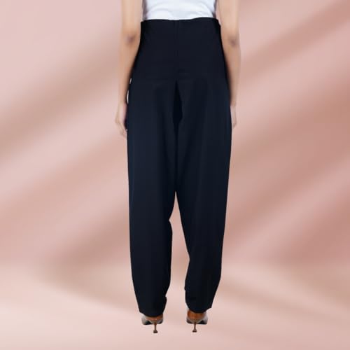 Image of Happy Bunny Salwar Pant - Modern Style Pure Cotton for Women - Ethnic Semi Patiala Trouser - Office,Home - All Day Comfort Wear with Drawstring