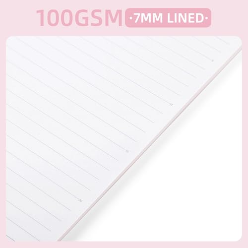 Carnet à spirale A5 pour vos notes de réunion rose - 4