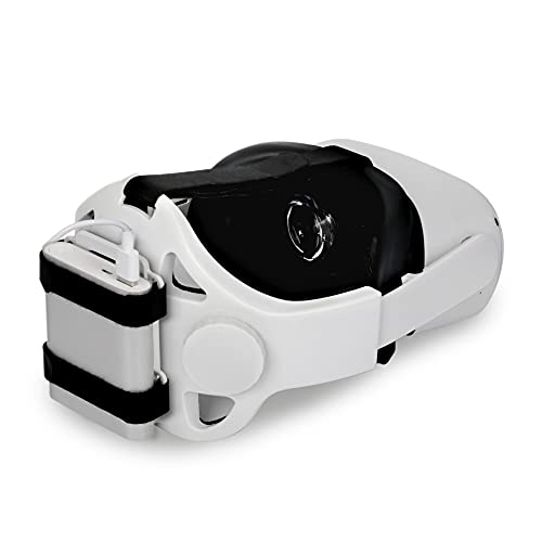 Adjustable Head Strap for Oculus Quest 2 JSVER Quest 2 Elite Strap Replacement, Oculus Quest 2 Accessories Head Strap with Battery Strap with Battery Pack Bracket