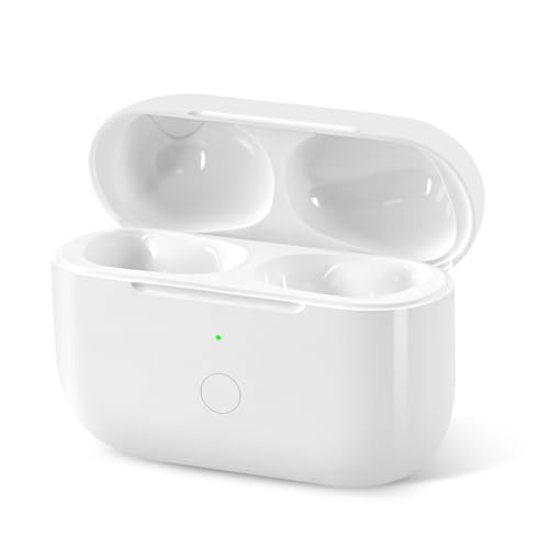 Wireless Charging Case Compatible with AirPod Pro 1st & 2nd Generation with USB-C Charging, Air Pod Pro 2 1 Charger Case Replacement with Bluetooth Pairing Sync Button,with Type-C, No Earbuds