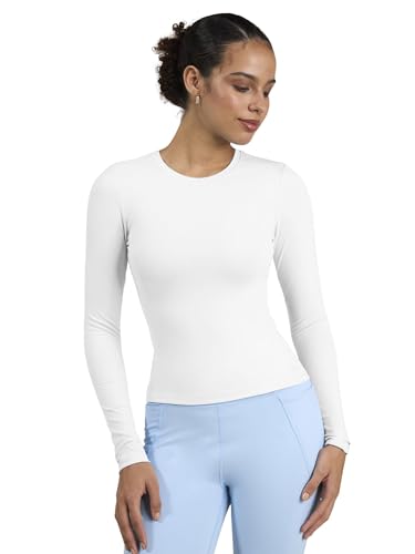 Image of CAVA Sculpt Crew Top for Women | Snug Sculpted Fit, Long Sleeves, Classic Crew Neck, Minimal Branding, Everyday Activewear Tee