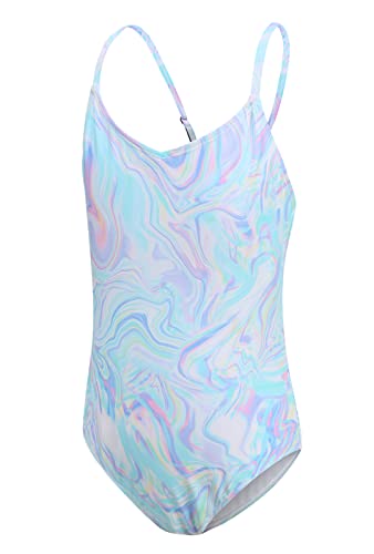 Image of Moon Tree Girls One Piece Swimsuits Ruffle Swimwear Beach Bathing Suit 2-14 Years