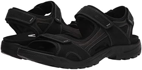 ECCO Men's Onroads Sport Sandal, Black/Black/Black, 6-6.5 | Image 6