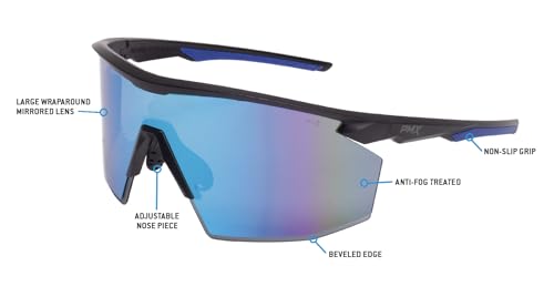 image for Pyramex Safety Products SB11265ST, Blue Mirror, One Size