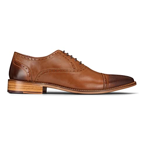Zapatos de cuero con cordones para hombre, evite la incomodidad con este calzado formal Brogues