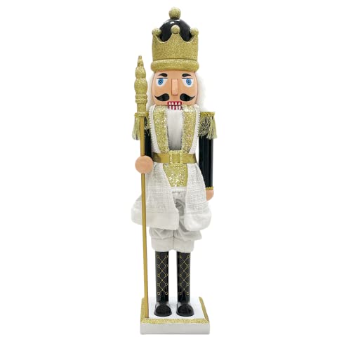 Mediawave Store - Soldado Cascanueces Altura 80 cm, Soldado de Navidad, Adornos Decoraciones, Artículos de Navidad, Idea de regalo (Negro) Cover