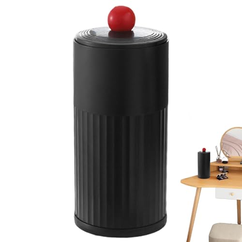 Portapennelli da trucco con coperchio - Organizzatore per trucco coperto, organizer per pennelli da trucco 8,27 x 4,13 pollici | Organizzatore di pennelli da trucco impermeabile