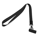 HONZUEN Necklace Lanyard Fits for Most of Pen Devices, Anti Lost Lanyard with Elastic Holder for J-l/V-e/Br-ze/B-u (Black)