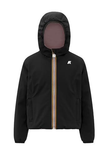 K-WAY K-Way Giubbotto BAMBINA - BLACK PURE - ROSE PINKISH K71339W BBM 8A