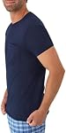Hanes Men's Pocket Undershirt Pack, Cotton Crew Neck T-Shirt, Moisture Wicking Tee, Assorted 6-Pack