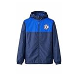Chelsea Offizielle Fußballclub-Duschjacke – Herren-Regenjacke für Fußballfans (UK, Alpha, XL, Regular, Regular)