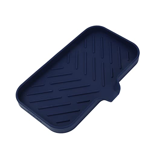 Review de Taza de baño azul marino listamos los 10 mejores. 37 MicoYang - Jabonera de silicona para baño con boquilla de drenaje, organizador de fregadero de cocina, soporte de esponja, bandeja de jabón para platos, perfecto para...