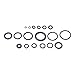 O-ring assortment, 225 pieces.