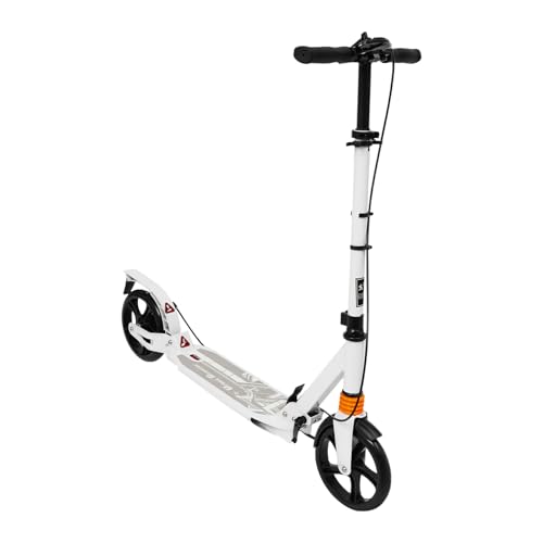 TCICOP Trottinette adulte avec frein à disque double, pliable, capacité de charge maximale 100 kg, trottinette de ville réglable en hauteur, convient pour...