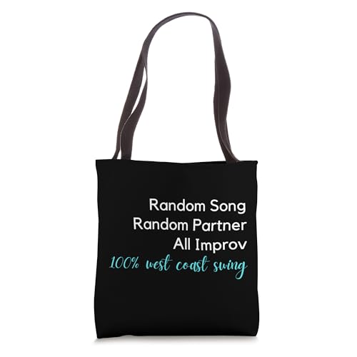 West Coast Swing Dancing Shoe WCS Dancer Tote Bag