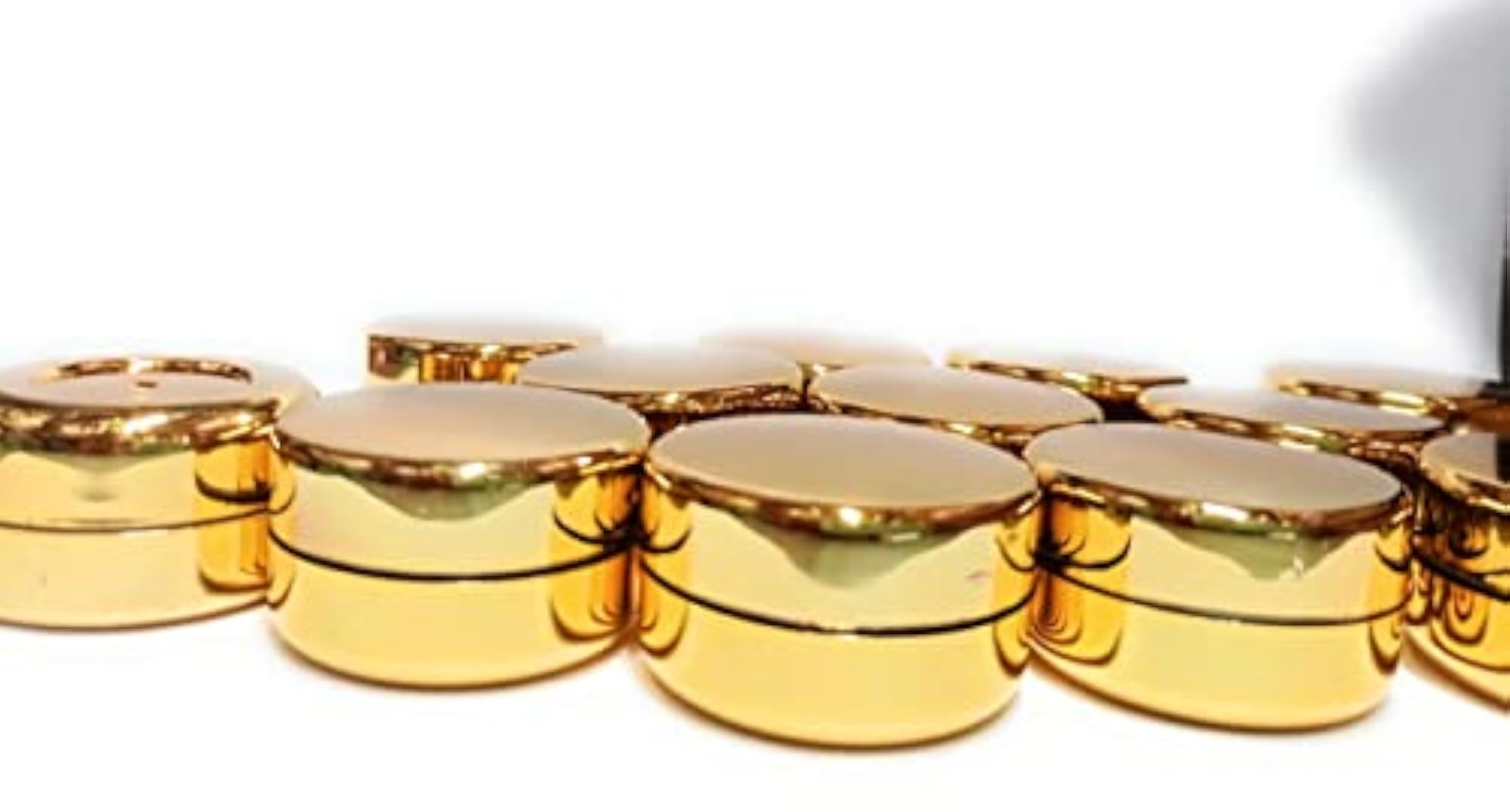 10 Gram Cosmetic Sample Containers with Lids, Pack of 12