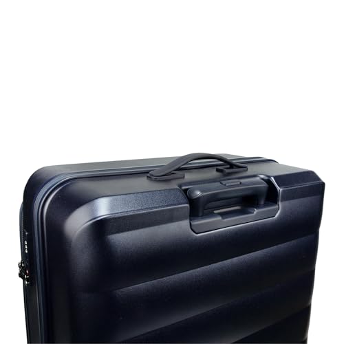 Image of F Gear Valencia 54cm Small German Makrolon Polycarbonate, Front-Opening Hard Luggage | 8 Super Silent 360 Spinner Wheels, Cabin Suitcase for Travel | Expandable, Lightweight, TSA Lock | Navy
