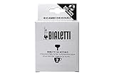 bialetti ricambi, include 1 filtro a imbuto, compatibile con venus, kitty, musa (2 tazze)