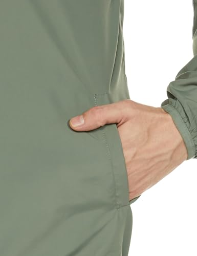 Image of Qube By Fort Collins Men's Polyester Standard Length Regular Fit Windbreaker Jacket - All-Weather & Winter Protection, Lightweight & Windproof