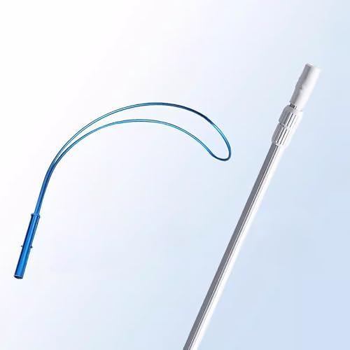 Emergency Blue Pool Rescue Pole - 16.4ft Aluminum Telescopic Safety Hook for Swimming Pools, Playgrounds & Water Parks - Essential Lifesaving Equipment for Swim Clubs